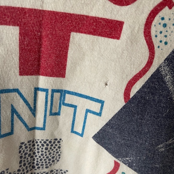 Vintage Sun Sportswear Graphic Tee Basketball Hoops Single Stitch 80s 90s XS - Picture 3 of 7